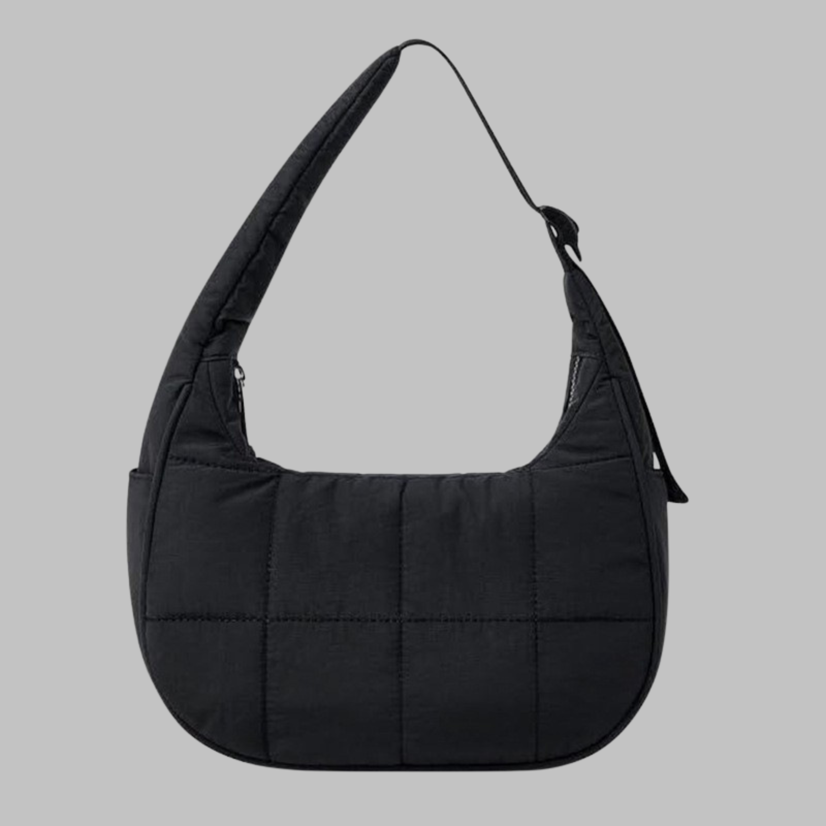 ZARIAH | Chic Mini Puffer Crescent Shoulder Bag