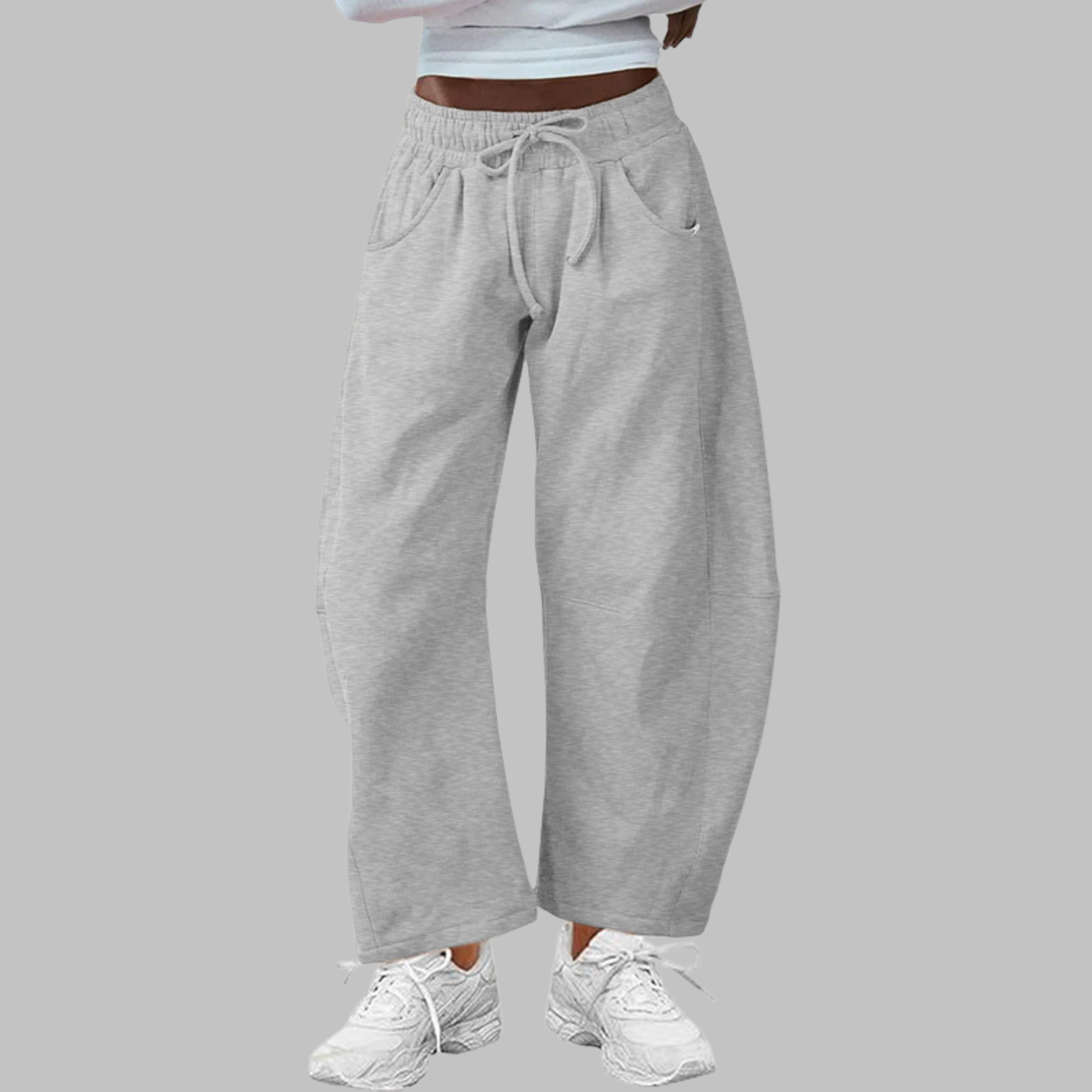 Digma | Casual Drawstring Barrel Leg Sweat Pants