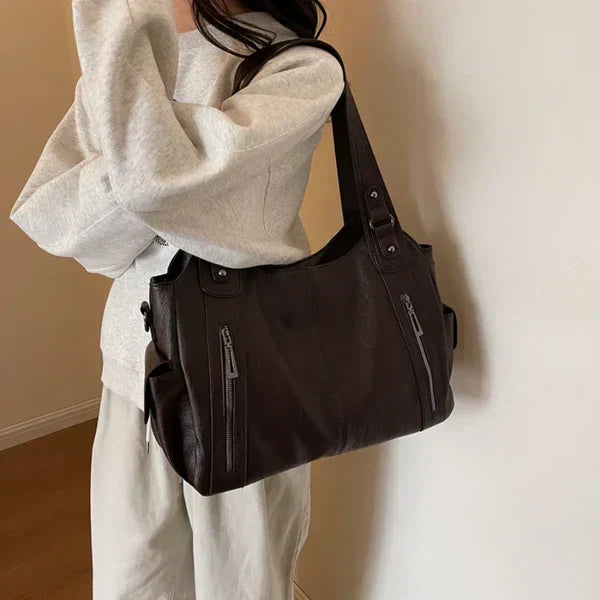NOEMIE | Classic Leather Tote Bag