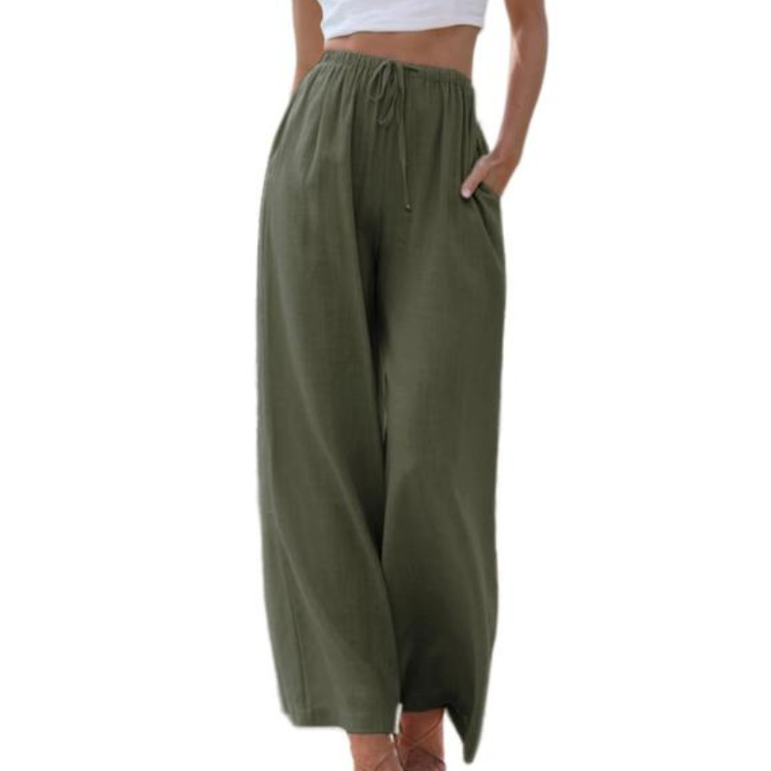 Marianne | Casual Summer Wide Leg Trousers