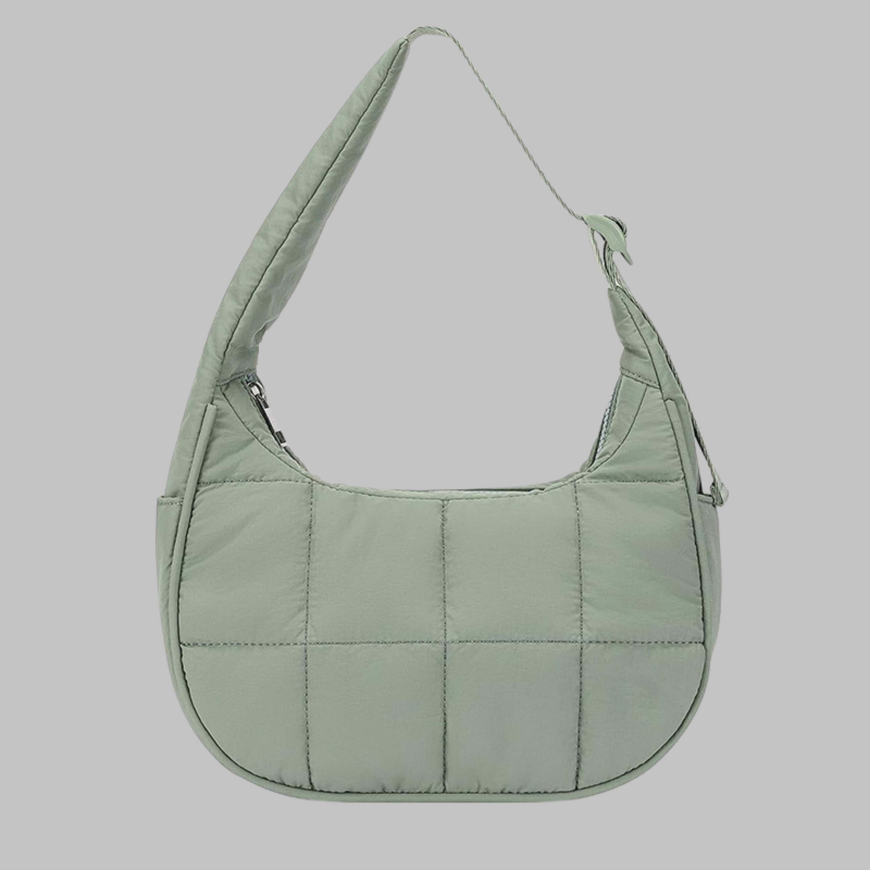 ZARIAH | Chic Mini Puffer Crescent Shoulder Bag