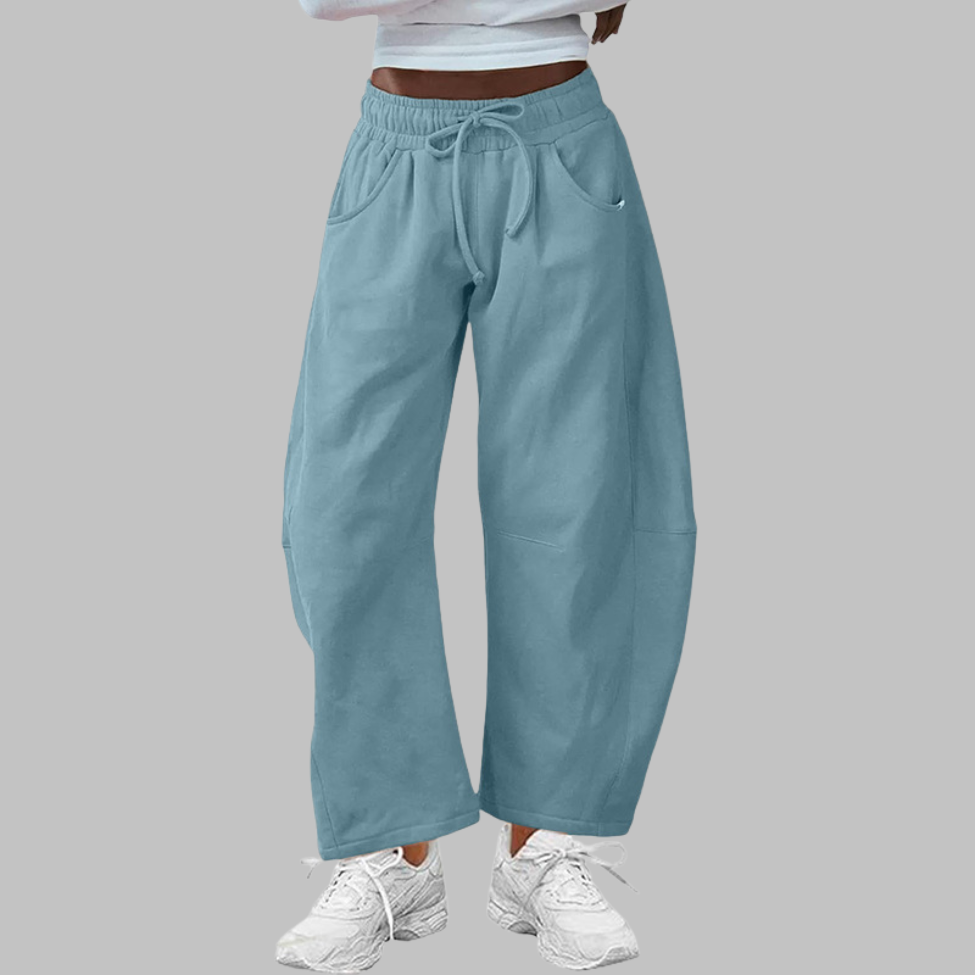 Digma | Casual Drawstring Barrel Leg Sweat Pants