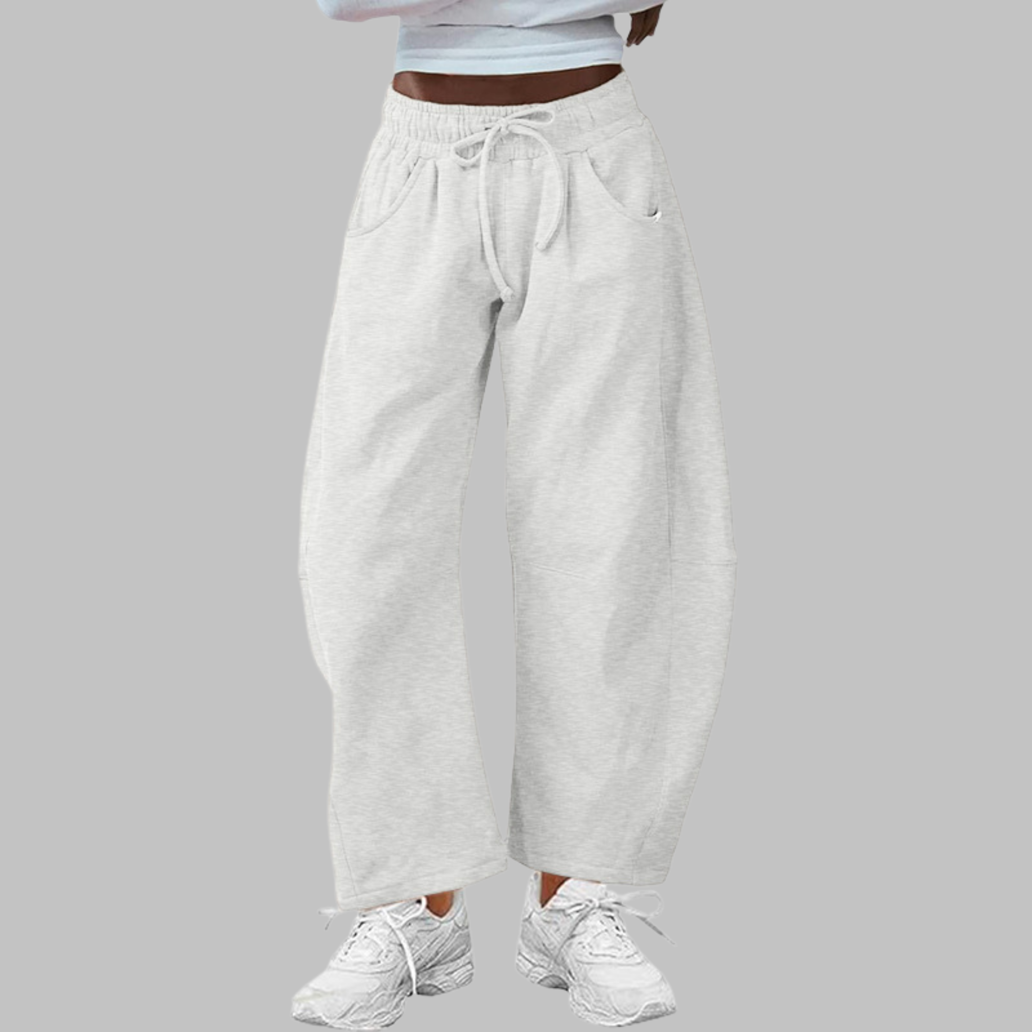Digma | Casual Drawstring Barrel Leg Sweat Pants