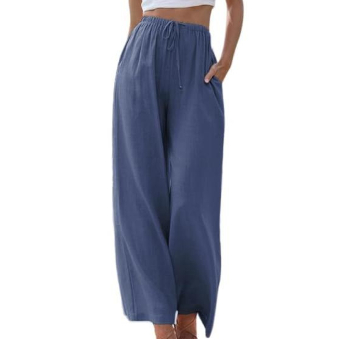 Marianne | Casual Summer Wide Leg Trousers