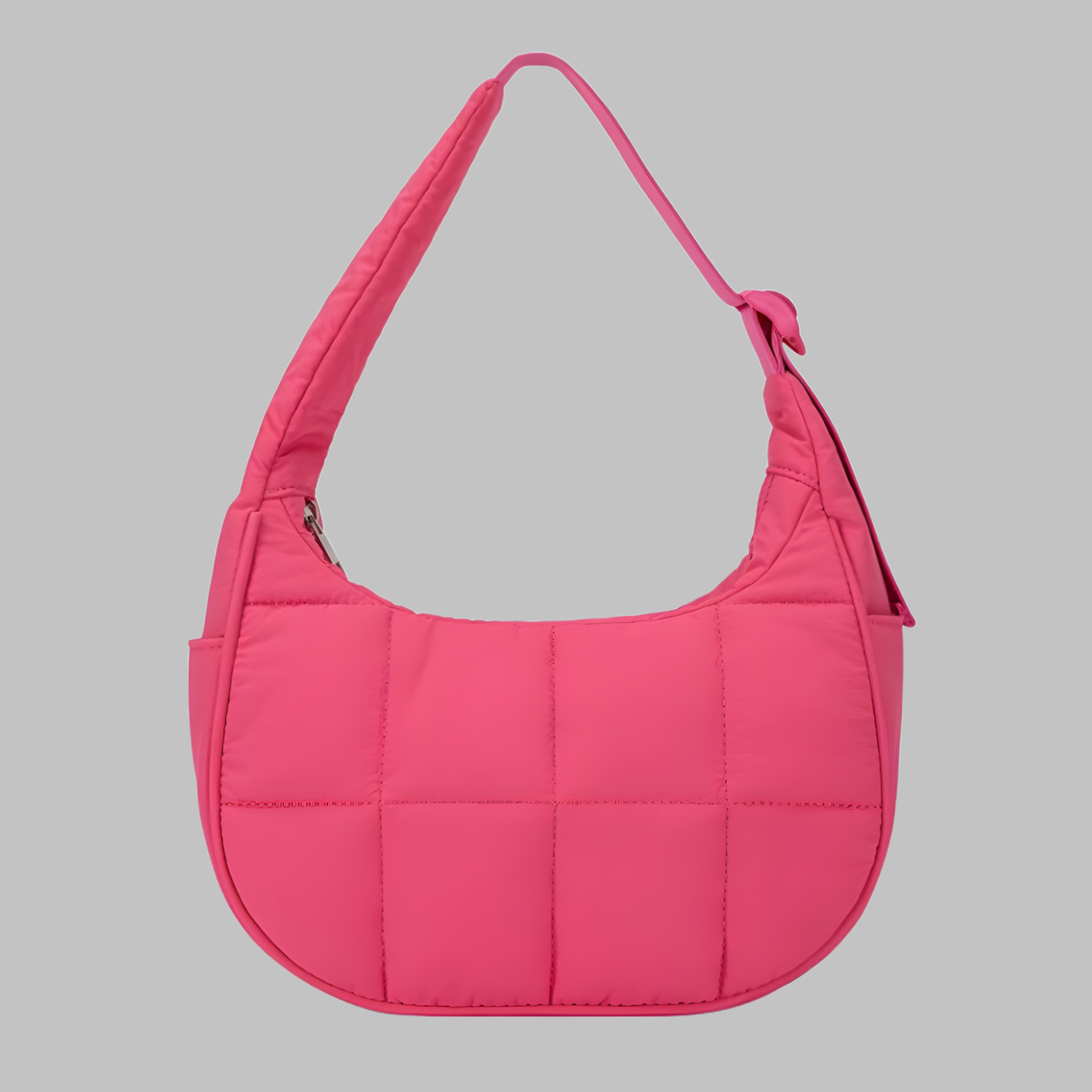ZARIAH | Chic Mini Puffer Crescent Shoulder Bag