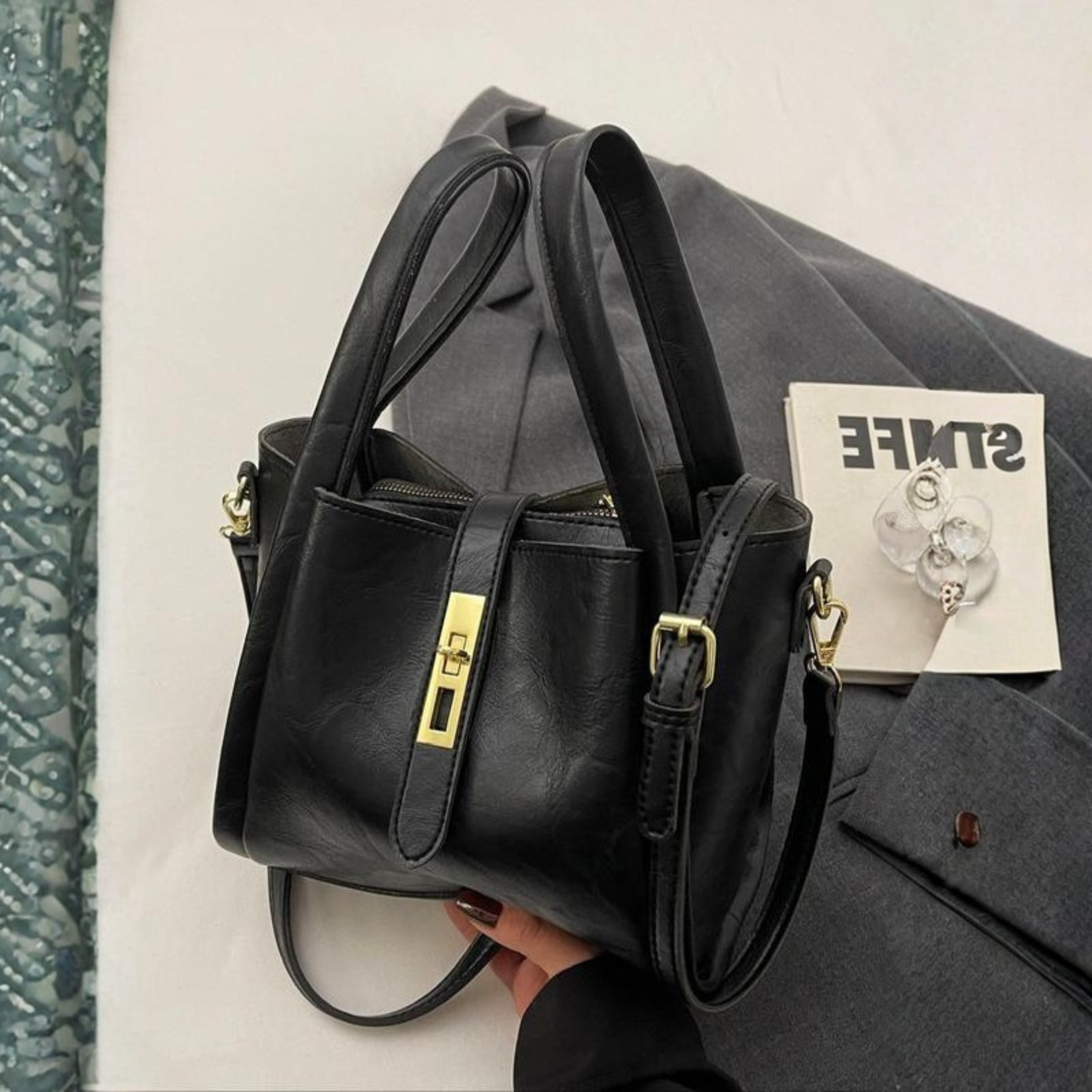 VAYLA | Elegant Simple Retro Handbag Crossbody Shoulder Bag