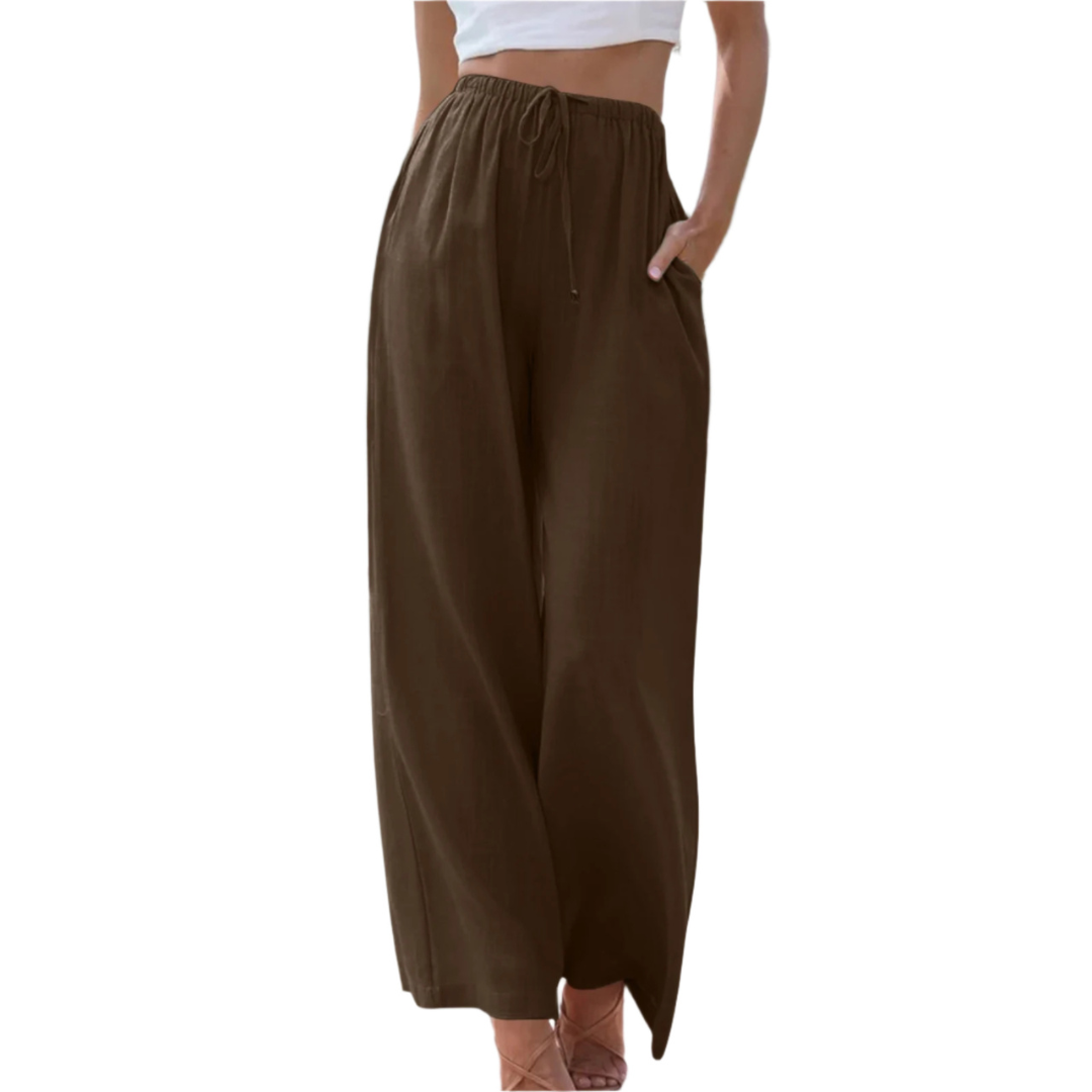 Marianne | Casual Summer Wide Leg Trousers
