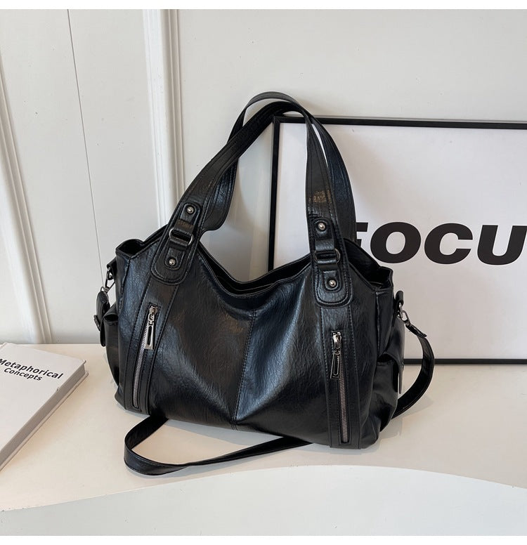 NOEMIE | Classic Leather Tote Bag