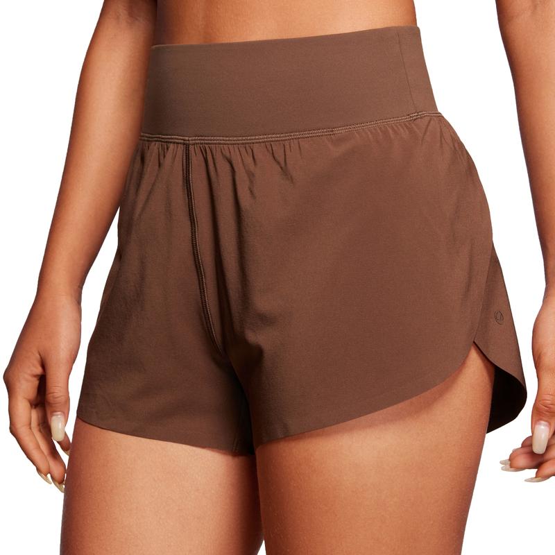 Alabi | Comfy High Waist Split Hem Shorts