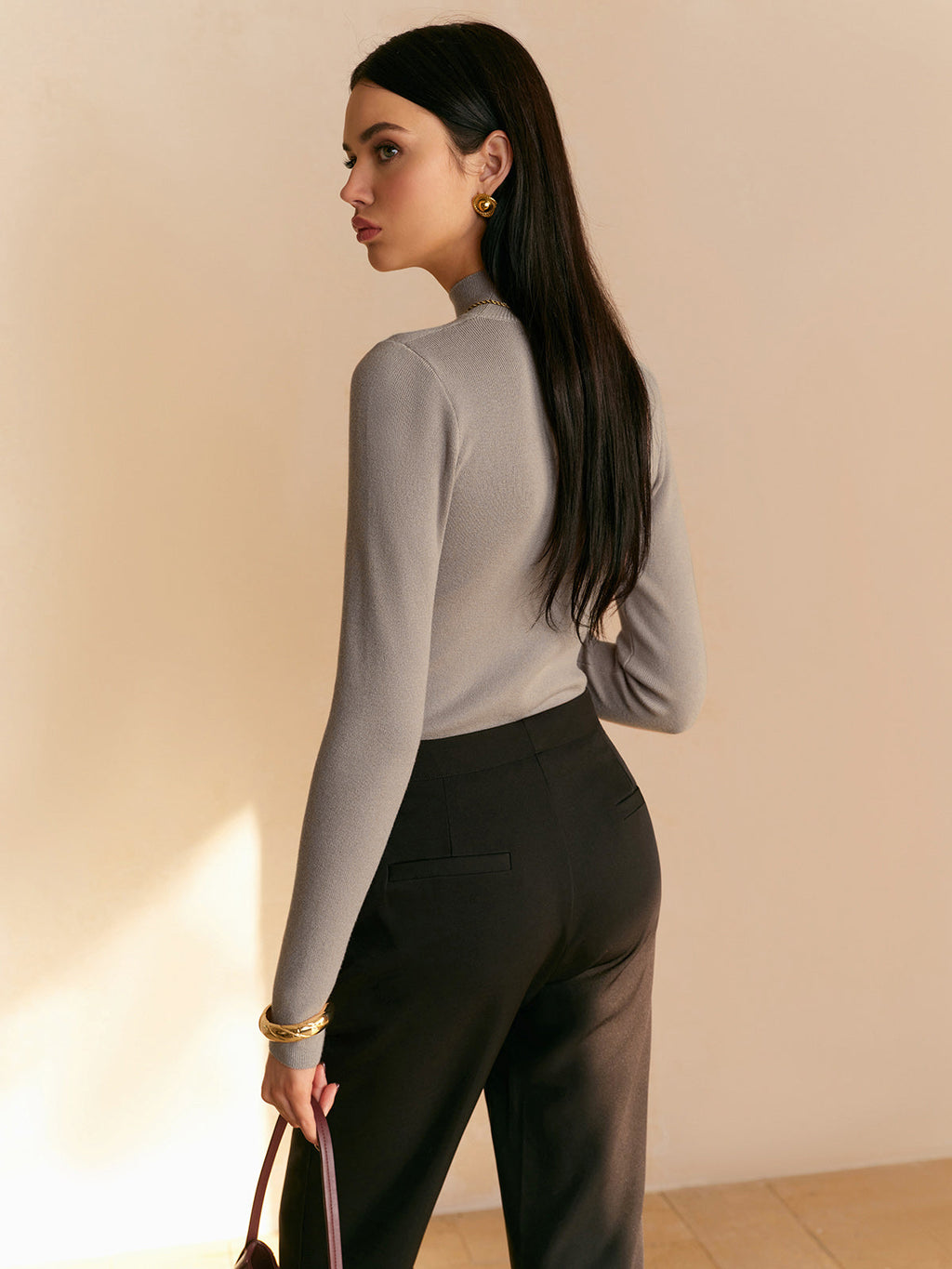 Sarah | Women’s Winter Slim Fit Pullover Sweater