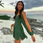 Charlotte | Summer Women Long Sleeve Mini Dress