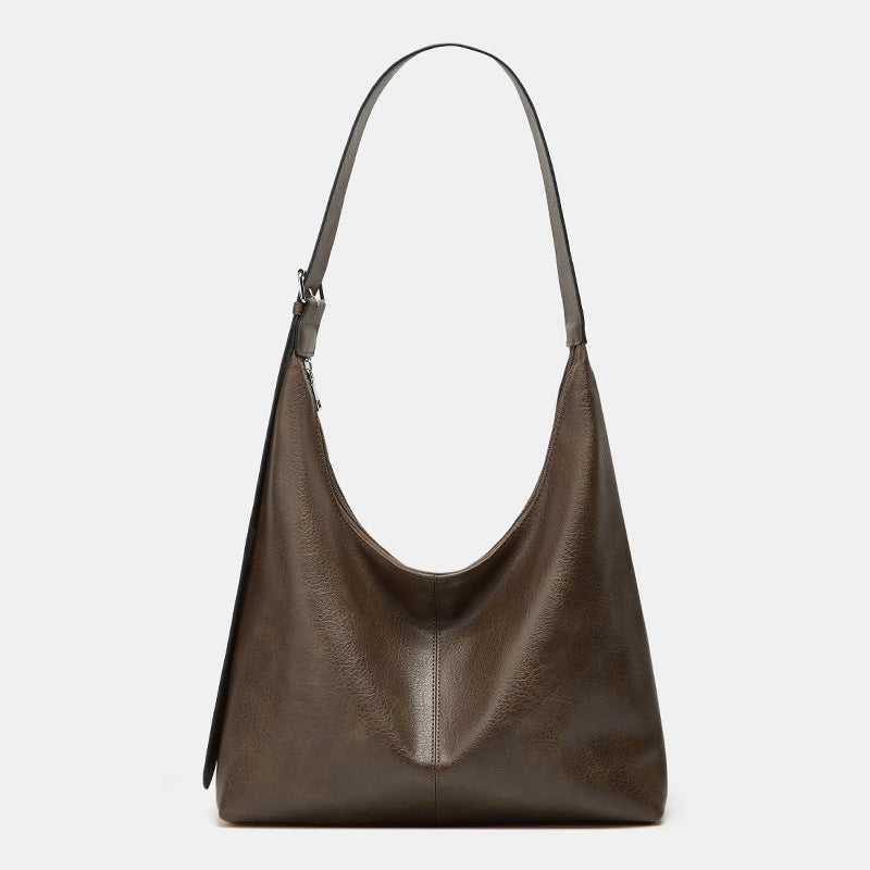 LYRA | Casual Solid Color Large Shoulder Crossbody Bag