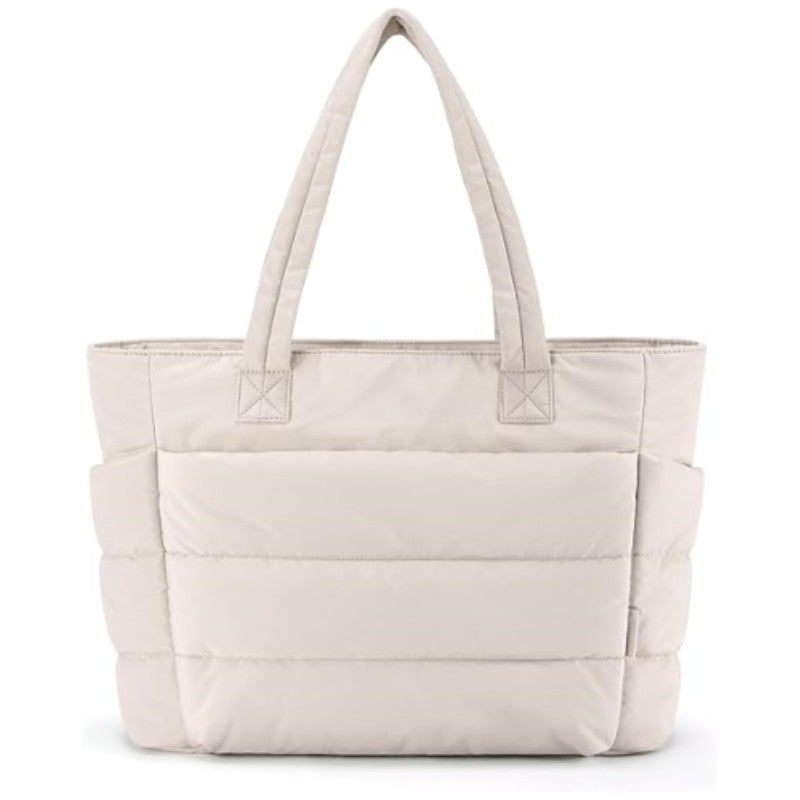 CARMELLE | Lightweight Quilted Tote Bag