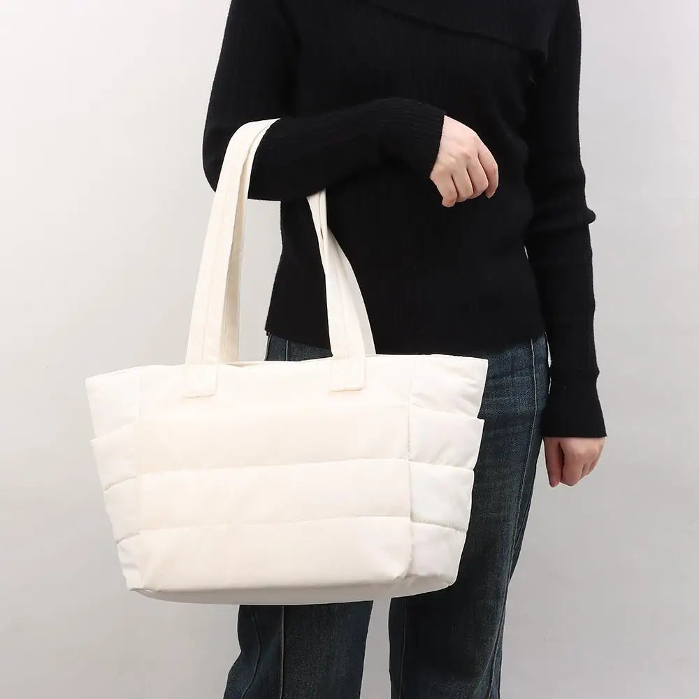 CARMELLE | Lightweight Quilted Tote Bag