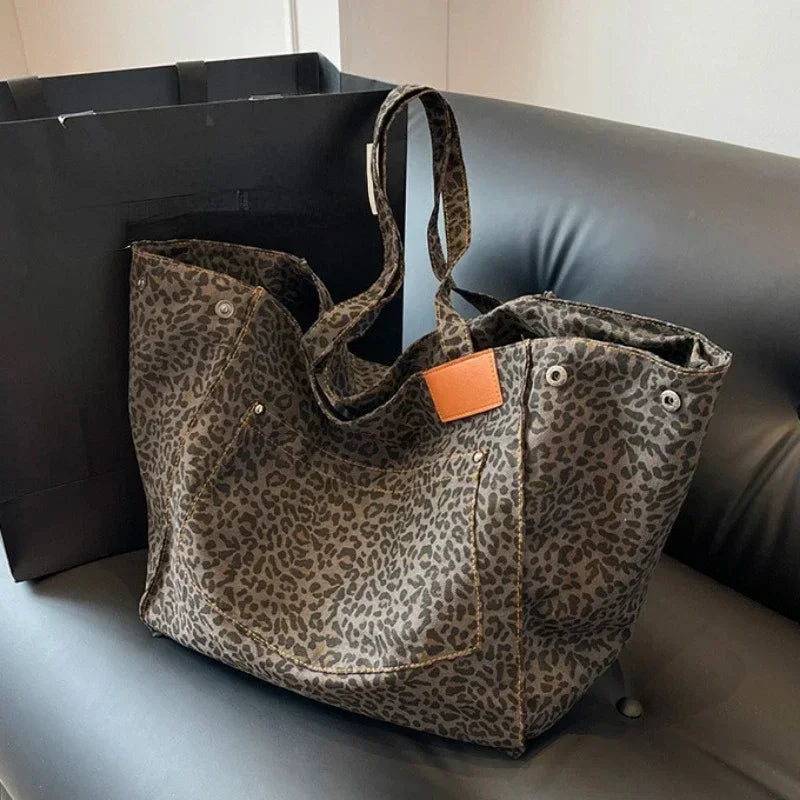 ODILE | Effortless Chic Leopard Tote Bag