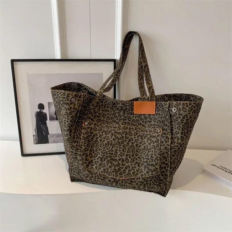 ODILE | Effortless Chic Leopard Tote Bag