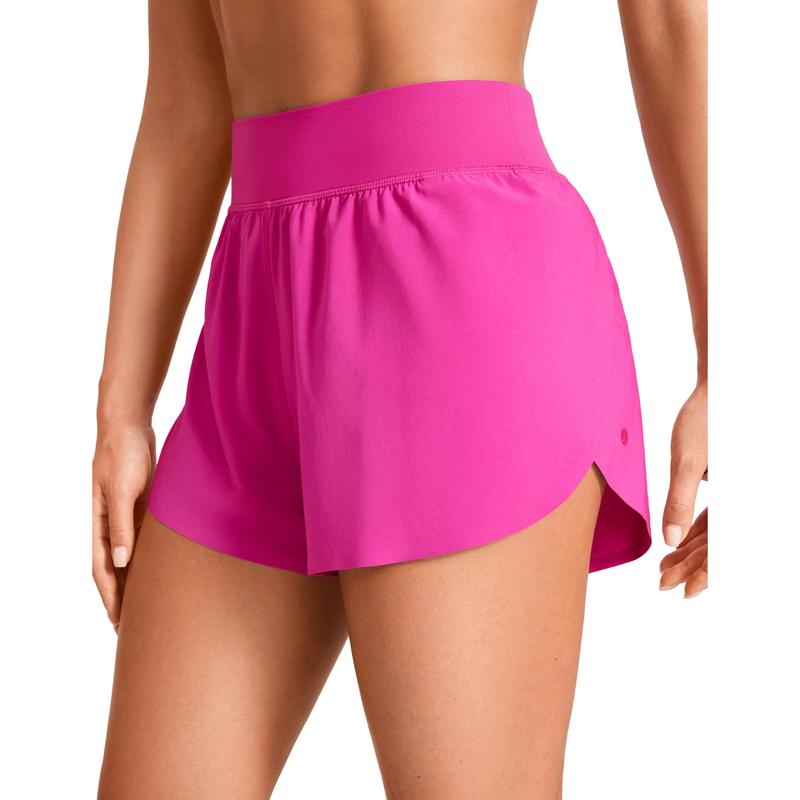 Alabi | Comfy High Waist Split Hem Shorts
