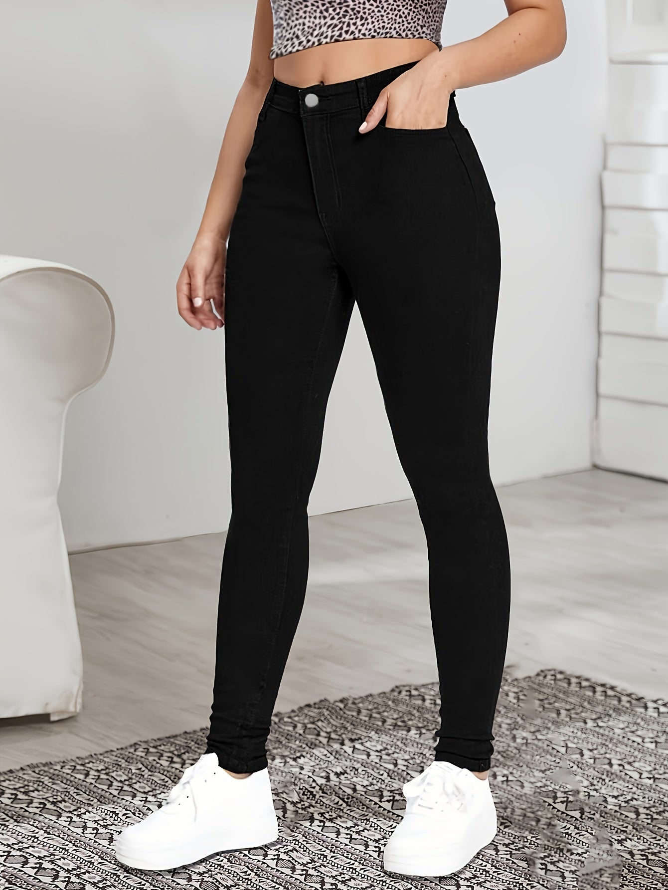 Lisette | Sleek High-Waist Skinny Jeans