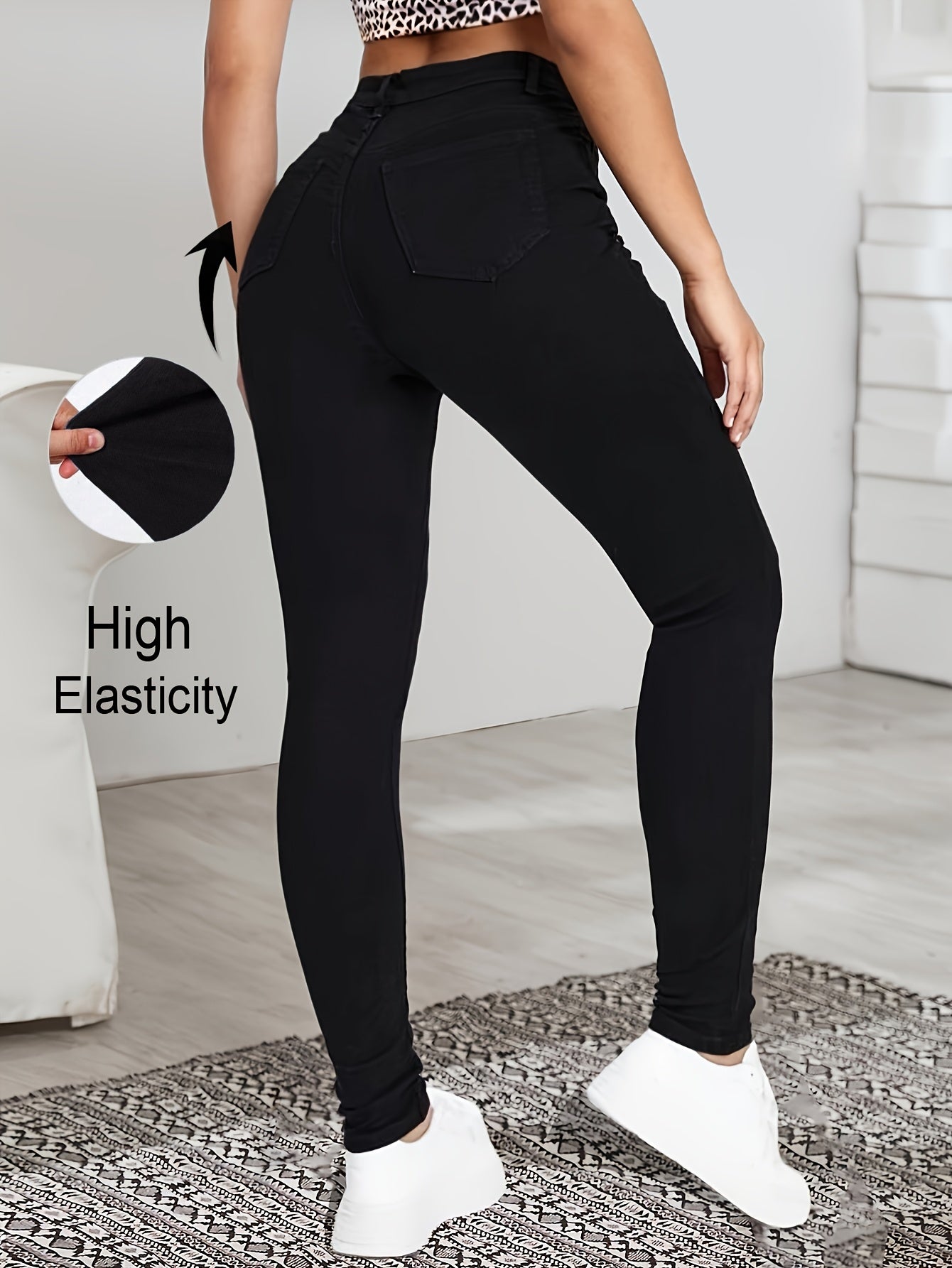 Lisette | Sleek High-Waist Skinny Jeans