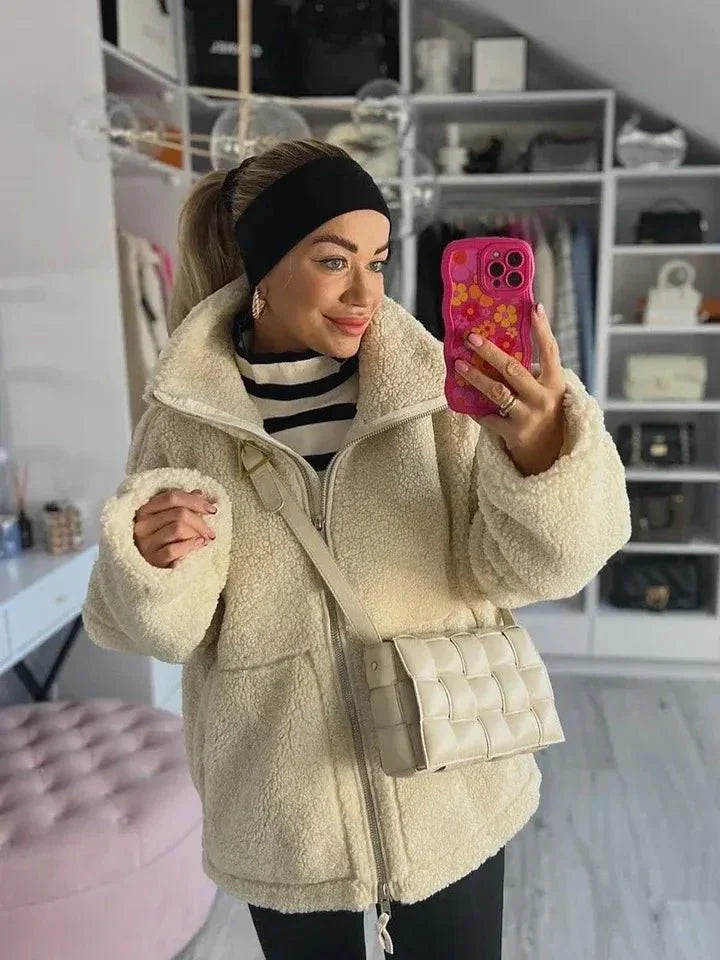Liora | Oversized Teddy Jackets