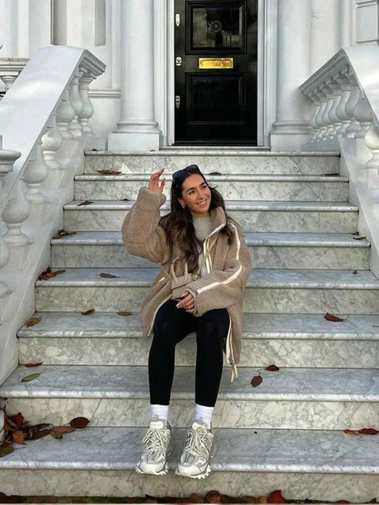 Liora | Oversized Teddy Jackets